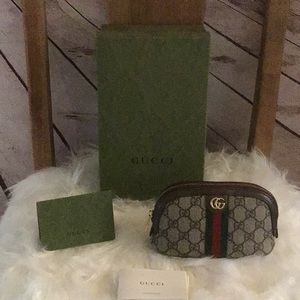 Authentic Gucci cosmetic bag
